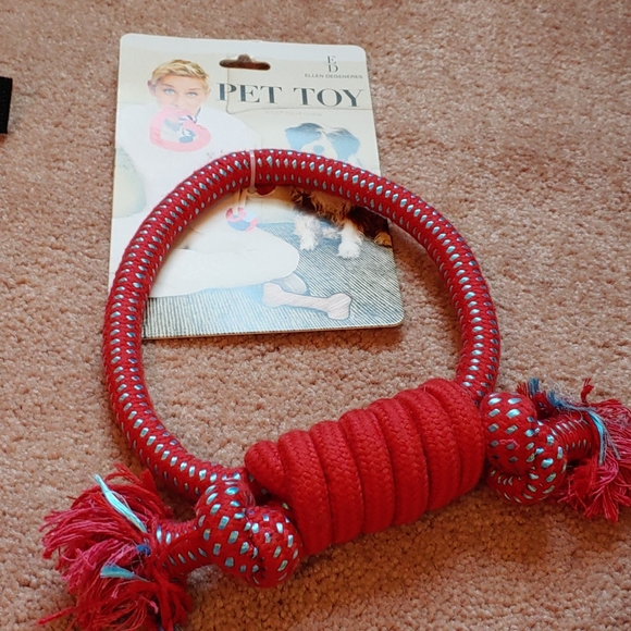 Ellen Degeneres Dog Toys SALE 2 TOYS IN THIS ONE. - Picture 2 of 3